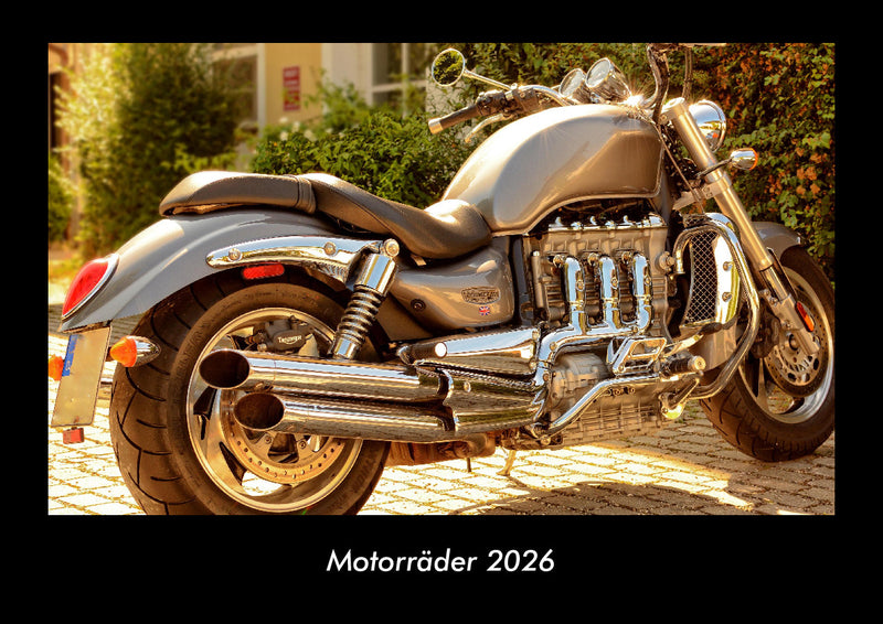 Motorräder Fotokalender 2026 - Hauptbild