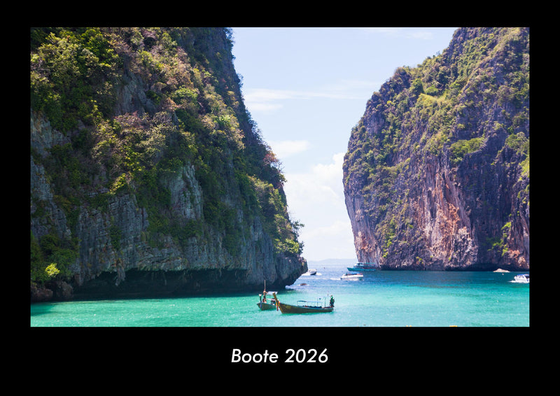 Boote Fotokalender 2026 - Hauptbild