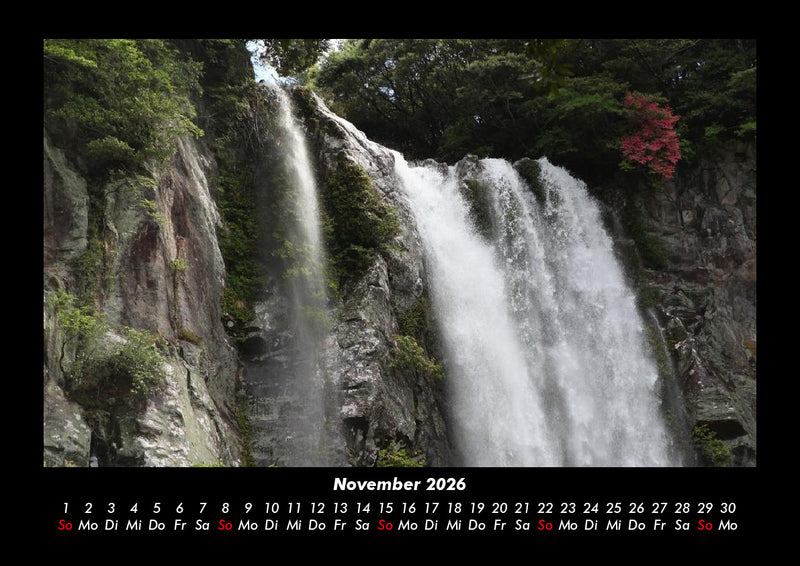 Wasserfälle Fotokalender 2026 - 11