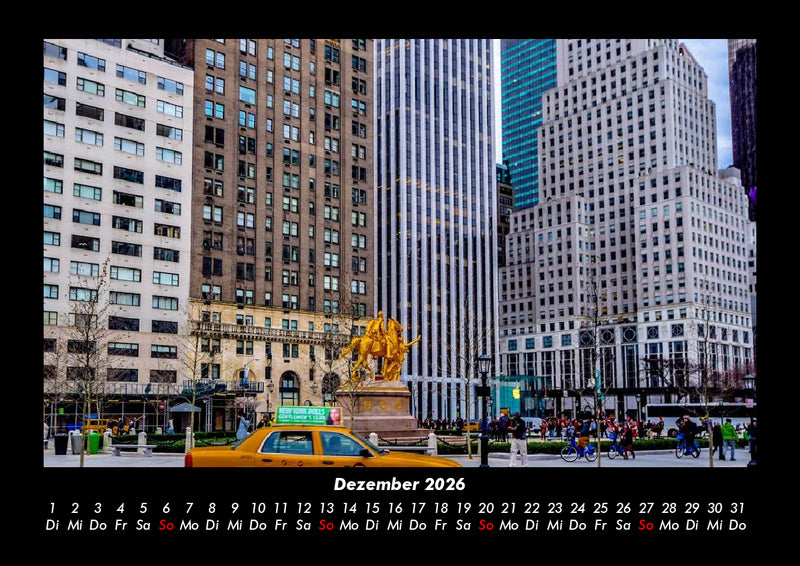 New York Fotokalender 2026 - 12