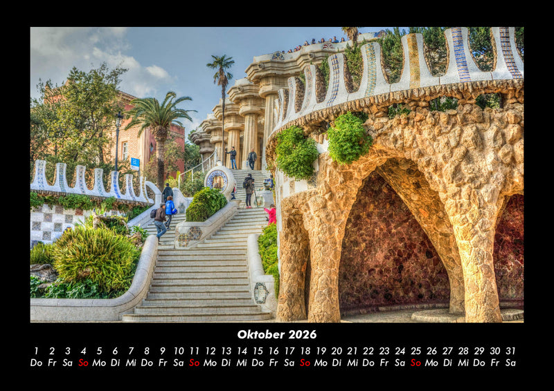 Barcelona Fotokalender 2026 - 10