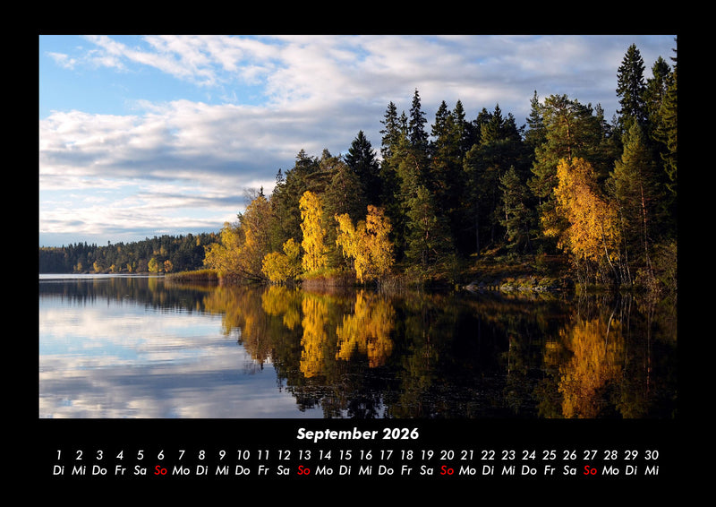 Die Seen der Erde Fotokalender 2026 - 9