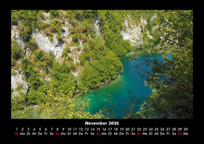 Die Seen der Erde Fotokalender 2026 - 11