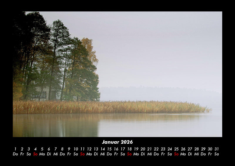 Die Seen der Erde Fotokalender 2026 - 1