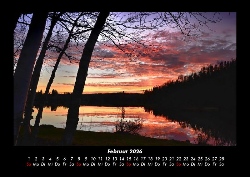 Die Seen der Erde Fotokalender 2026 - 2