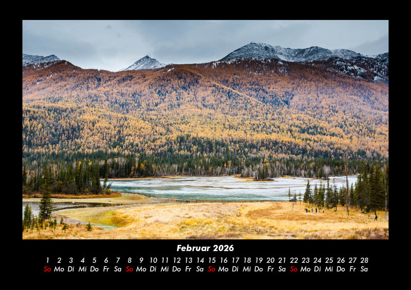Berge Fotokalender 2026 - 2