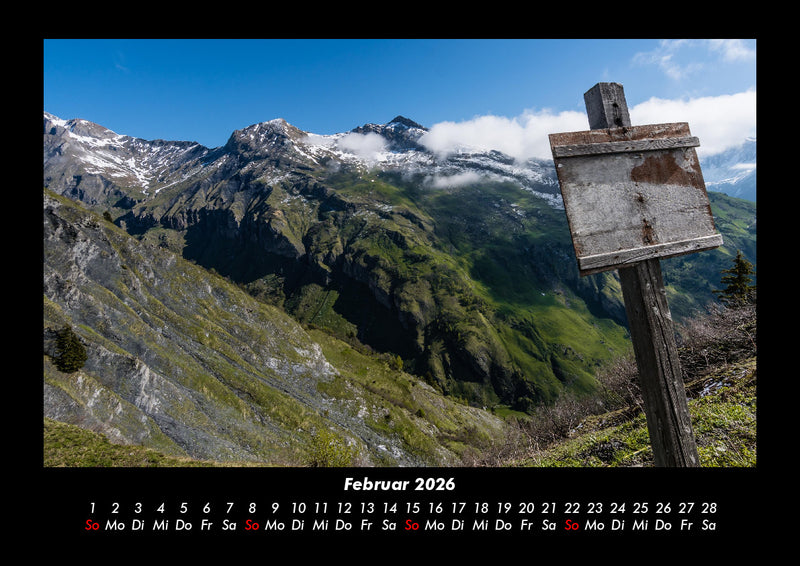 Wanderlust Fotokalender 2026 - 2