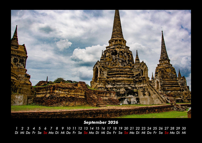 Tempel  Fotokalender 2026 - 9