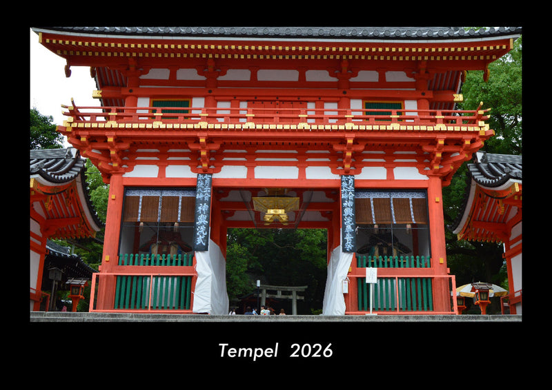 Tempel  Fotokalender 2026 - Hauptbild