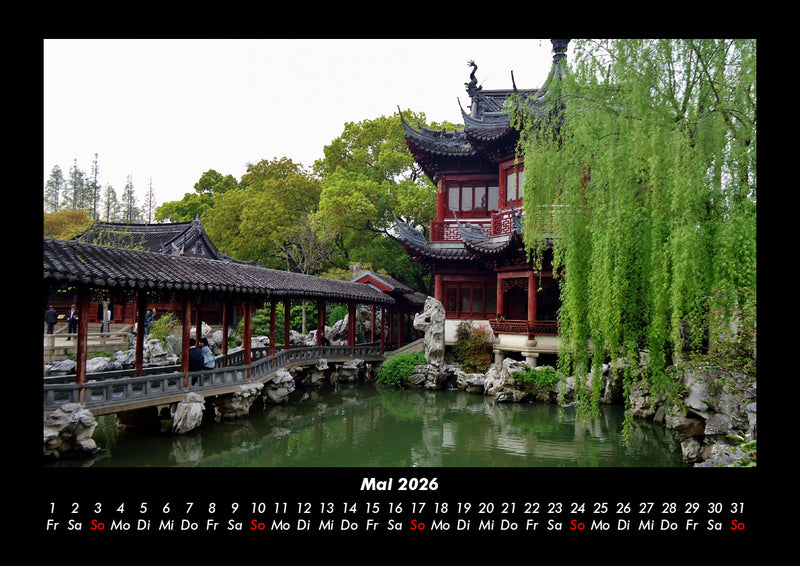 Tempel  Fotokalender 2026 - 5