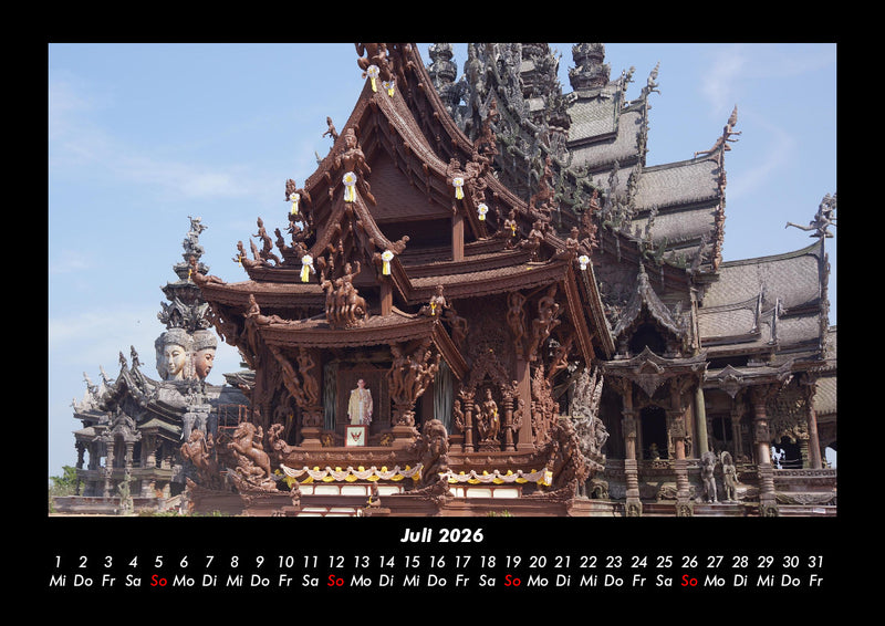 Tempel  Fotokalender 2026 - 7