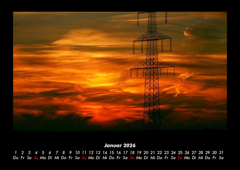 Sonnenuntergänge Fotokalender 2026 - 1