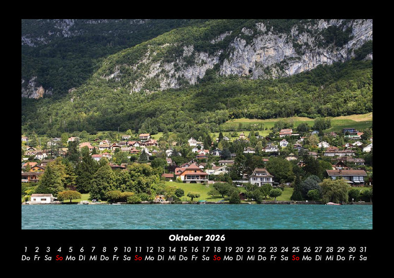 Landschaftskalender Fotokalender 2026 - 10