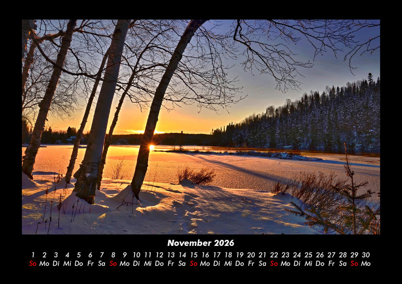Landschaftskalender Fotokalender 2026 - 11
