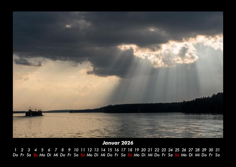Landschaftskalender Fotokalender 2026 - 1