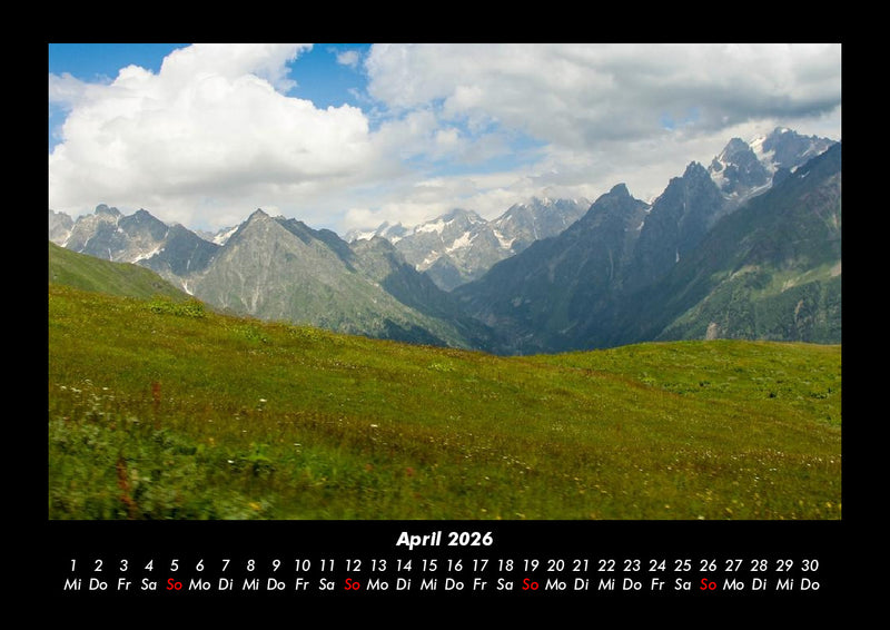 Landschaftskalender Fotokalender 2026 - 4