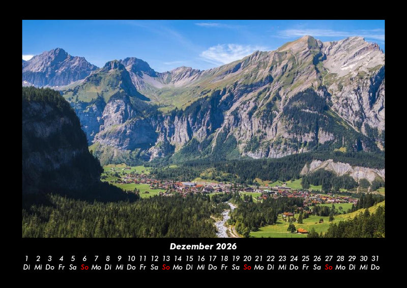 Berge Fotokalender 2026 - 12