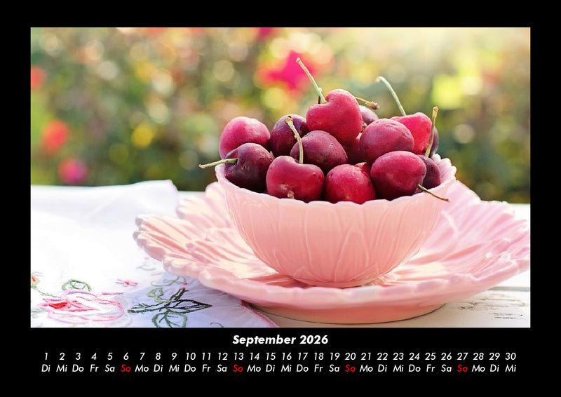 Obstkalender Fotokalender 2026 - 9