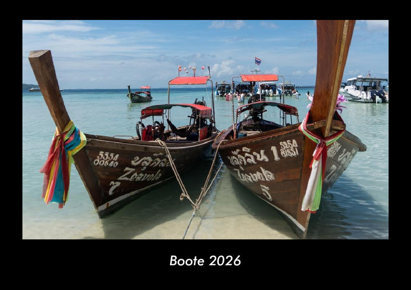 Boote Fotokalender 2026 - Hauptbild