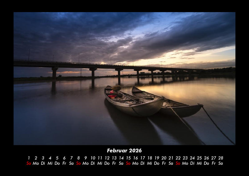 Boote Fotokalender 2026 - 2