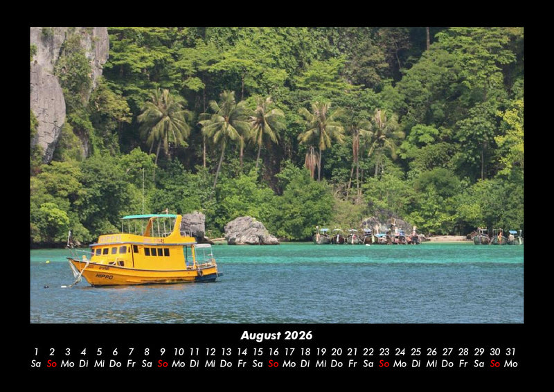 Boote Fotokalender 2026 - 8