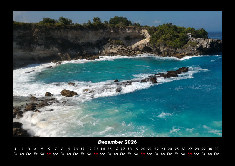 Bali Fotokalender 2026 - 12
