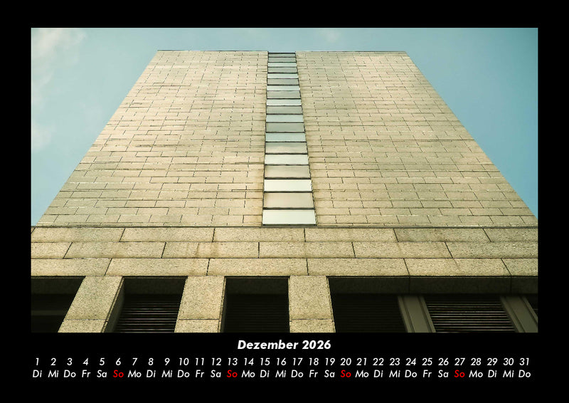 Architektur - Hochhäuser Fotokalender 2026 - 12