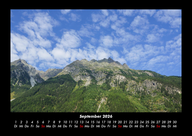 Bergige Welten Fotokalender 2026 - 9