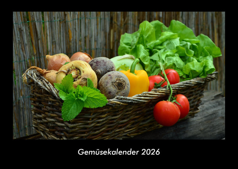 Gemüsekalender Fotokalender 2026 - Hauptbild