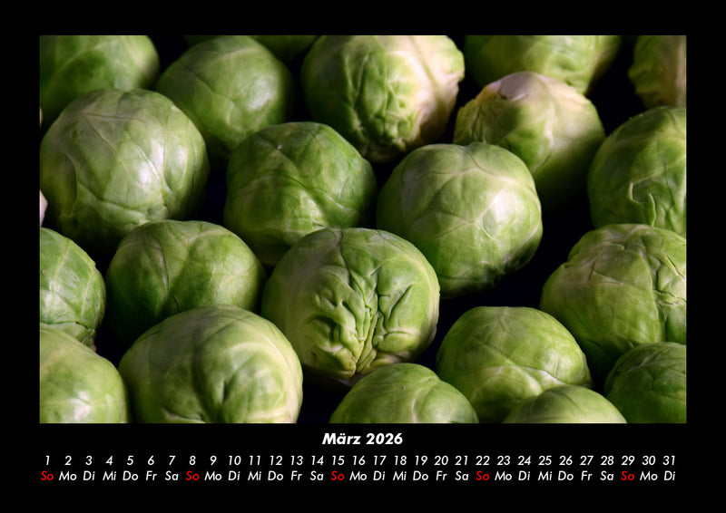 Gemüsekalender Fotokalender 2026 - 3
