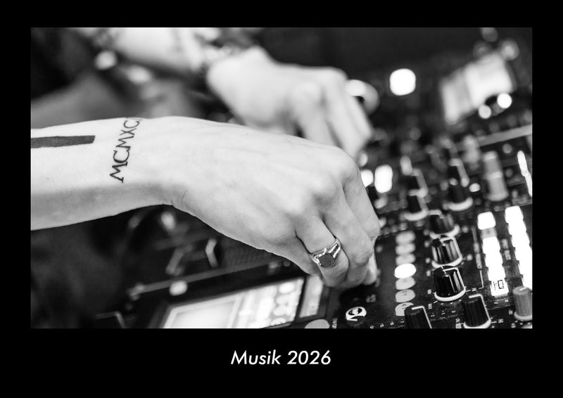 Musik Fotokalender 2026 - Hauptbild