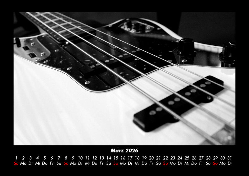 Musik Fotokalender 2026 - 3