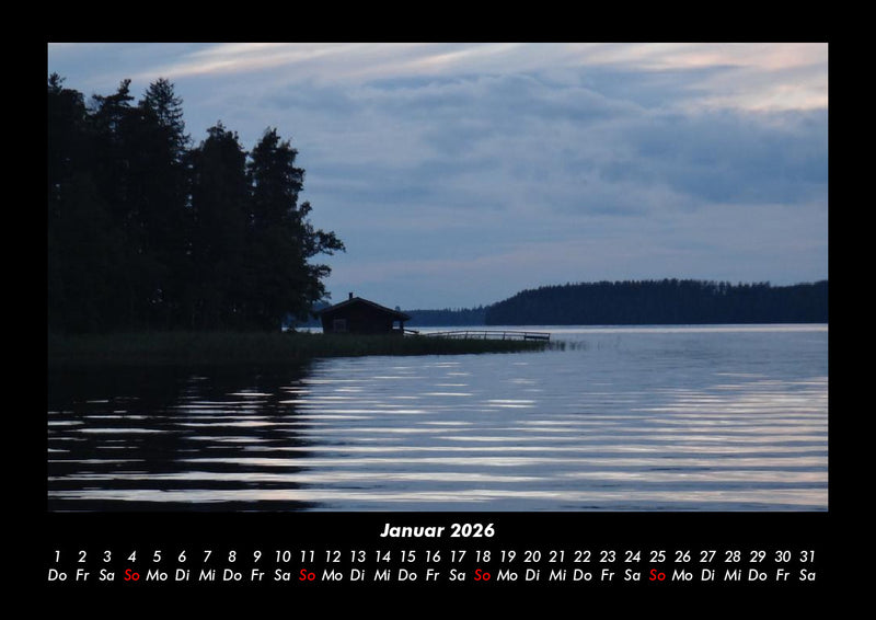 Die Seen der Erde Fotokalender 2026 - 1