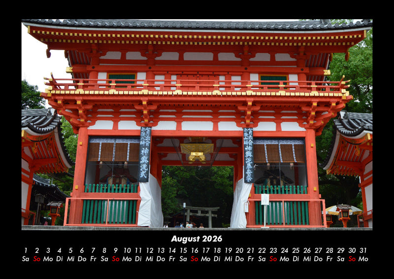 Tempel  Fotokalender 2026 - 8