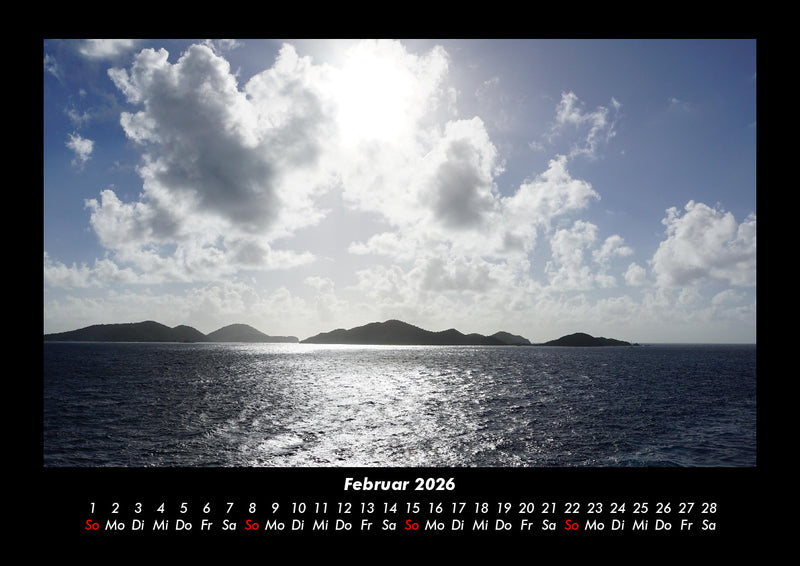 Trauminseln Fotokalender 2026 - 2