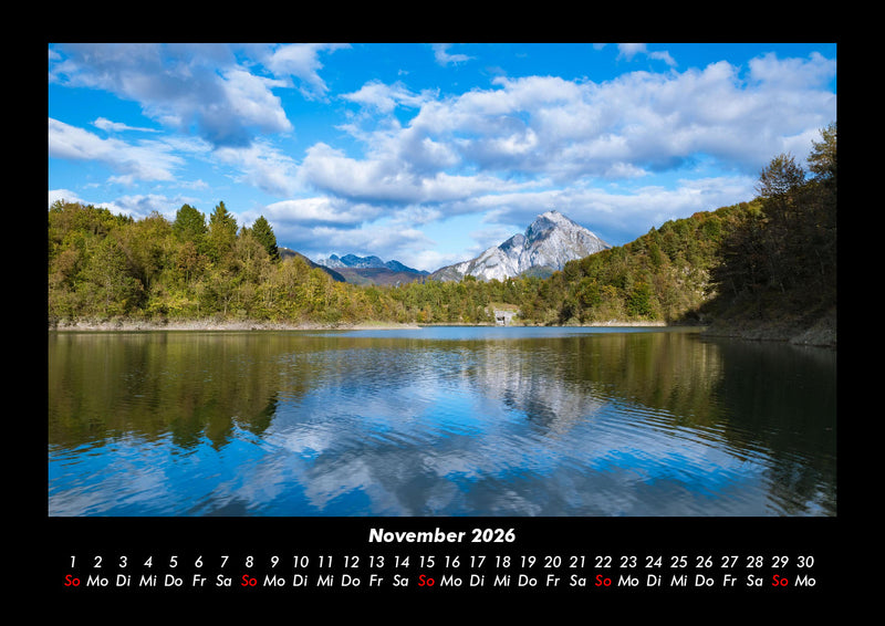 Die Seen der Erde Fotokalender 2026 - 11