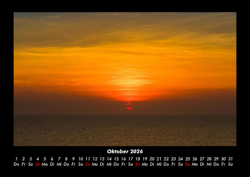 Sehnsucht nach Meer Fotokalender 2026 - 10