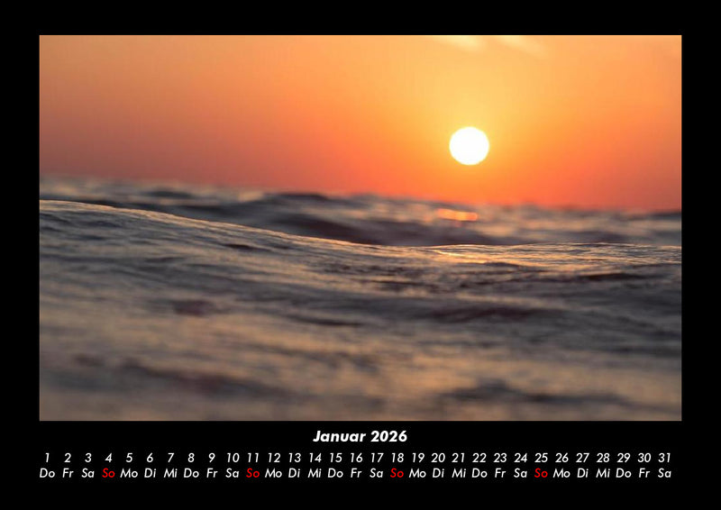 Sehnsucht nach Meer Fotokalender 2026 - 1