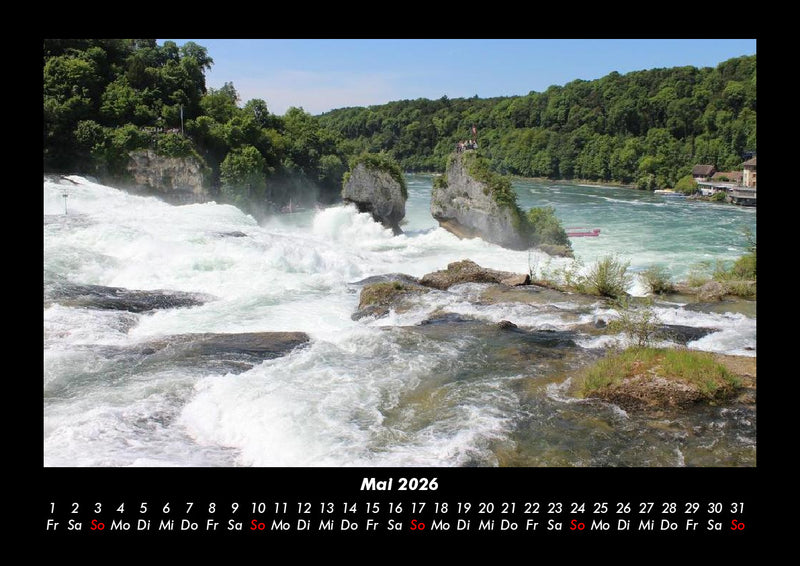 Wasserfälle Fotokalender 2026 - 5