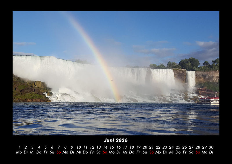 Wasserfälle Fotokalender 2026 - 6