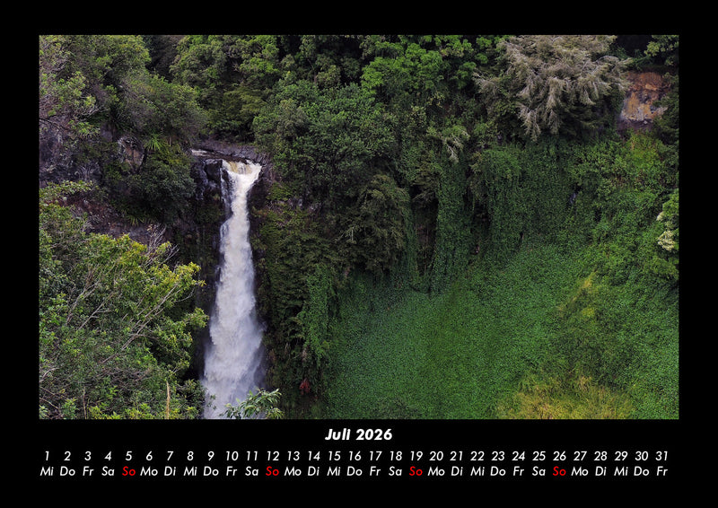Wasserfälle Fotokalender 2026 - 7