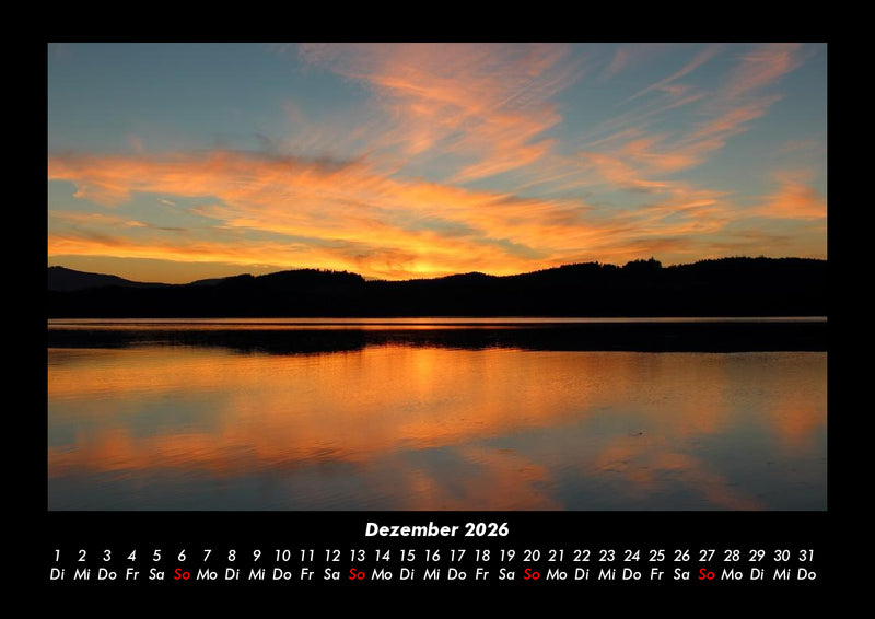 Landschaftskalender Fotokalender 2026 - 12