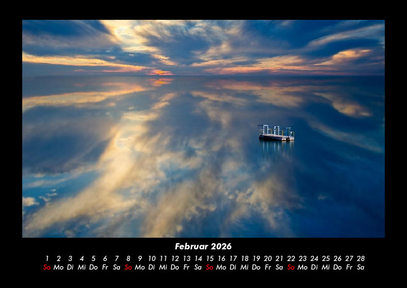 Die Seen der Erde Fotokalender 2026 - 2