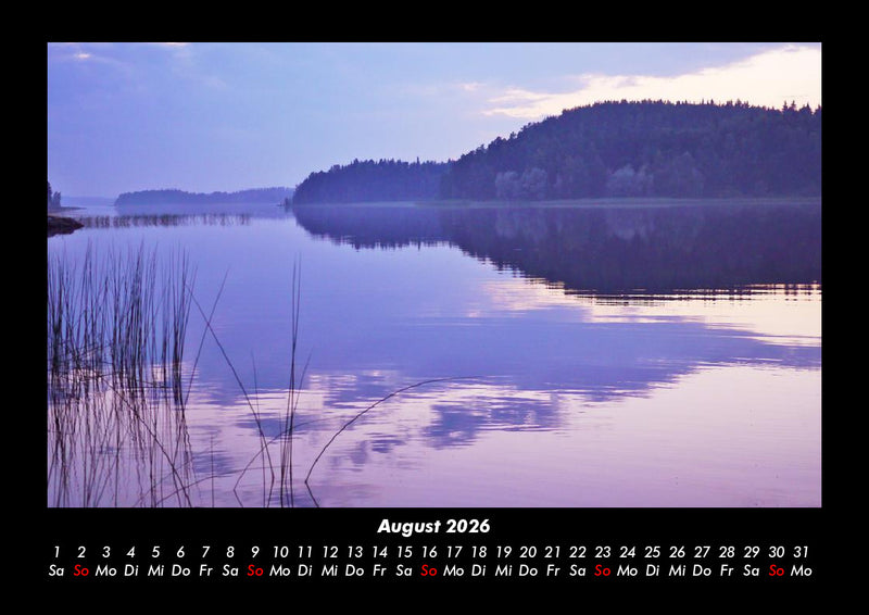 Die Seen der Erde Fotokalender 2026 - 8
