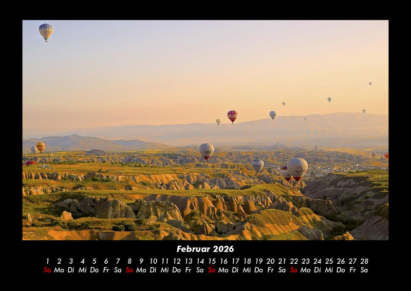 Landschaftskalender Fotokalender 2026 - 2