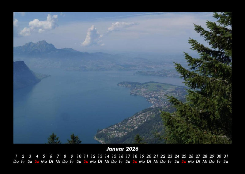 Die Seen der Erde Fotokalender 2026 - 1