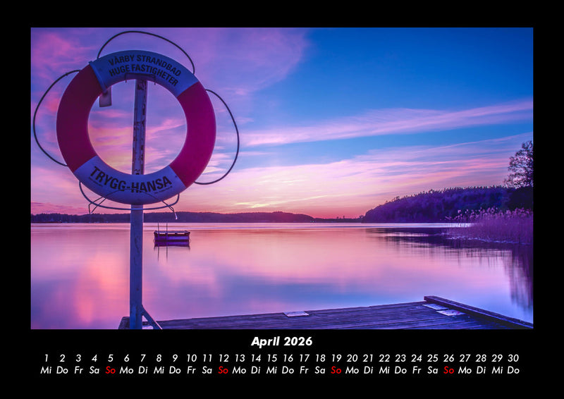 Die Seen der Erde Fotokalender 2026 - 4