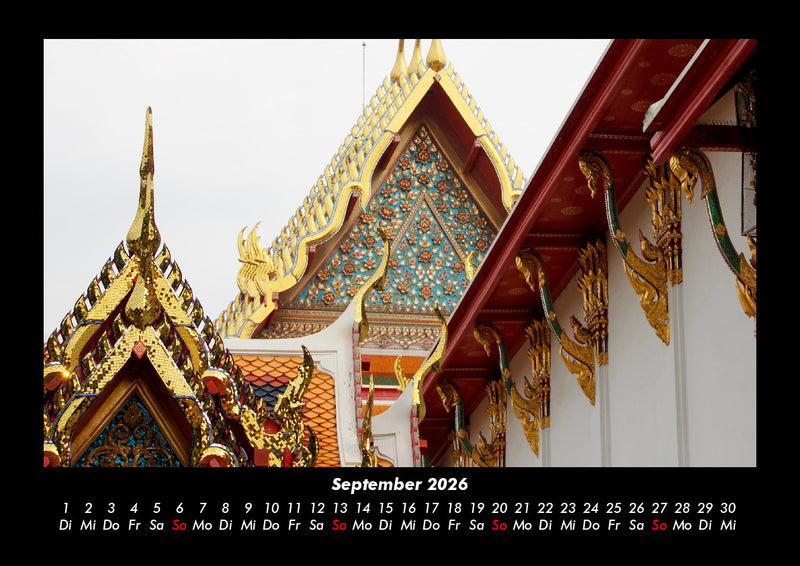 Tempel  Fotokalender 2026 - 9