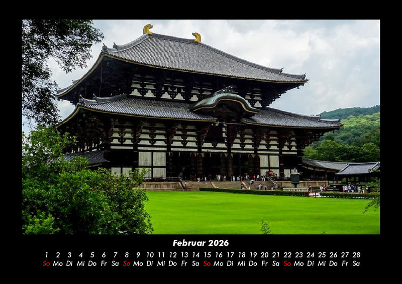 Tempel  Fotokalender 2026 - 2