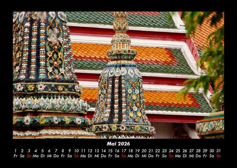 Tempel  Fotokalender 2026 - 5